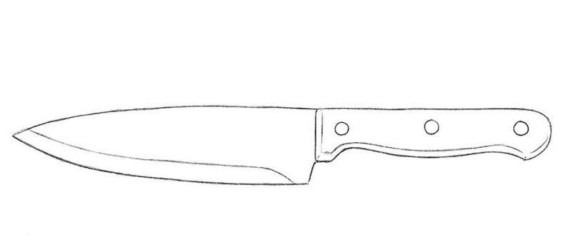 Нож карандашом