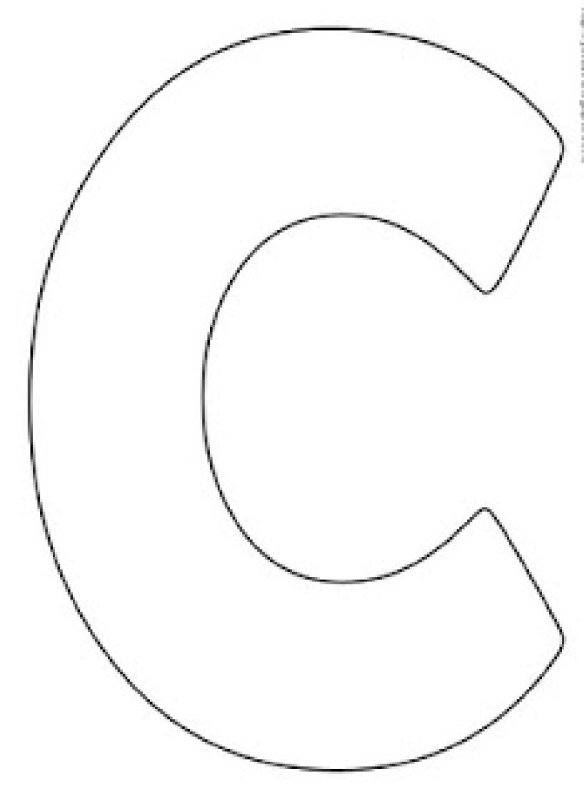 Буквы выкройки