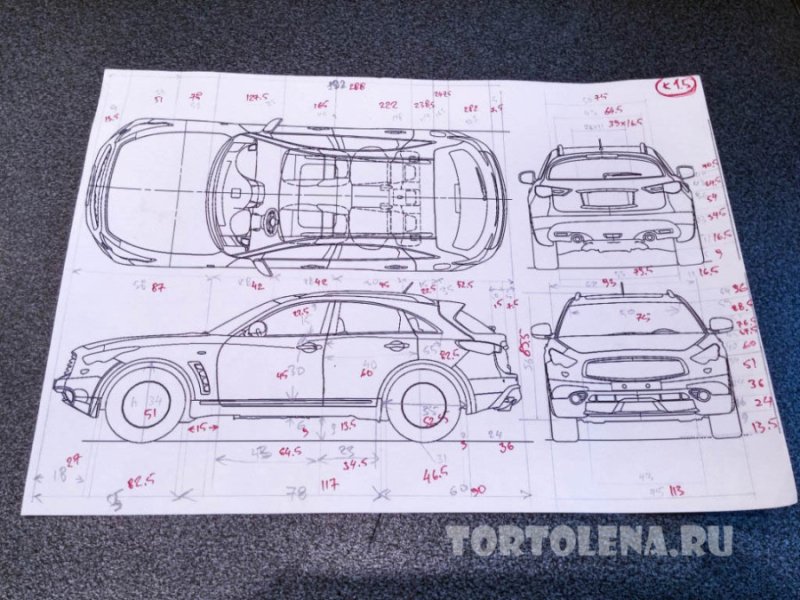 Лекало для торта машина