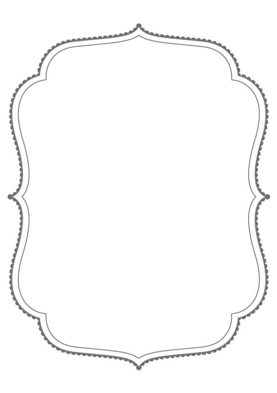 Фигурная рамка