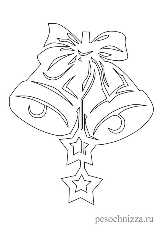 Новогодние трафареты на ок