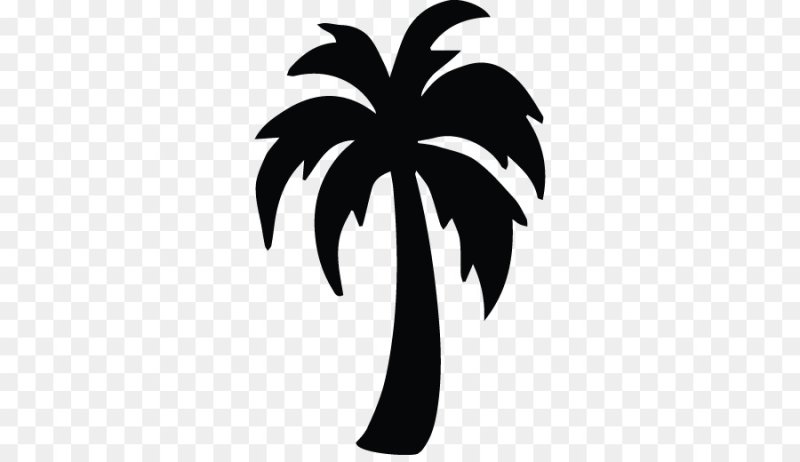 Пальма трафарет