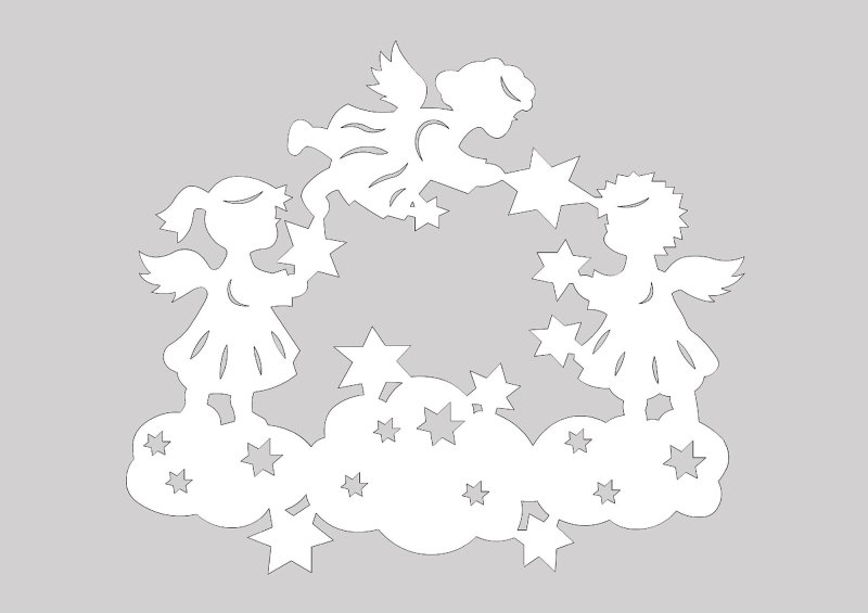 Украшение окон на новый год из бумаги