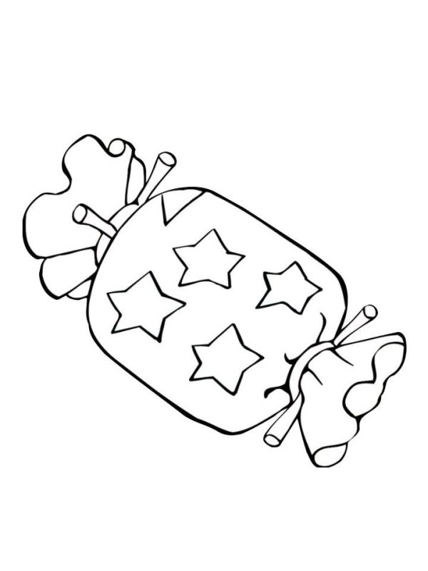 Конфета трафарет