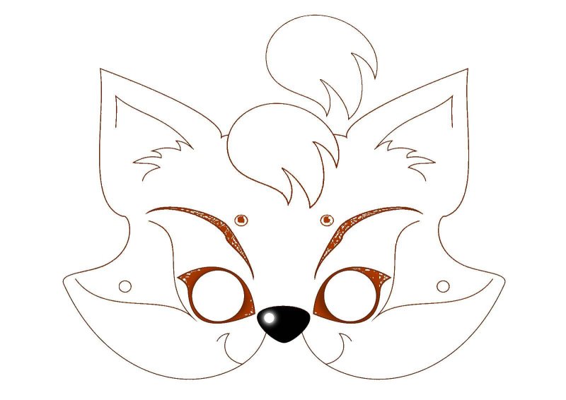 Маска лисы
