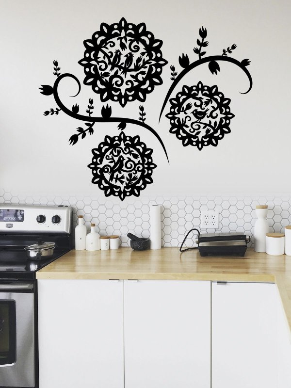 Трафарет для стен 043 50x50 см