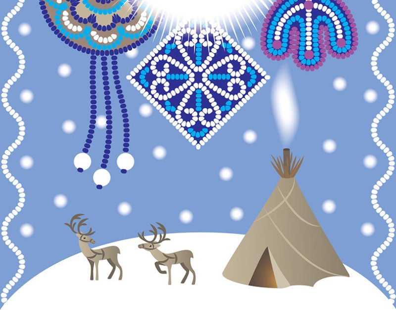 Ямал национальный орнамент