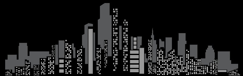 Силуэт города