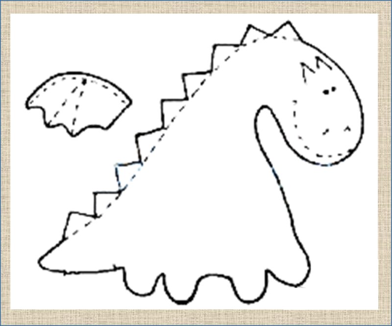 Динозаврики игрушки сшить