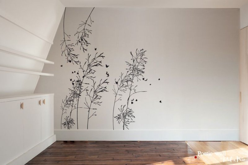 Роспись стен в интерьере