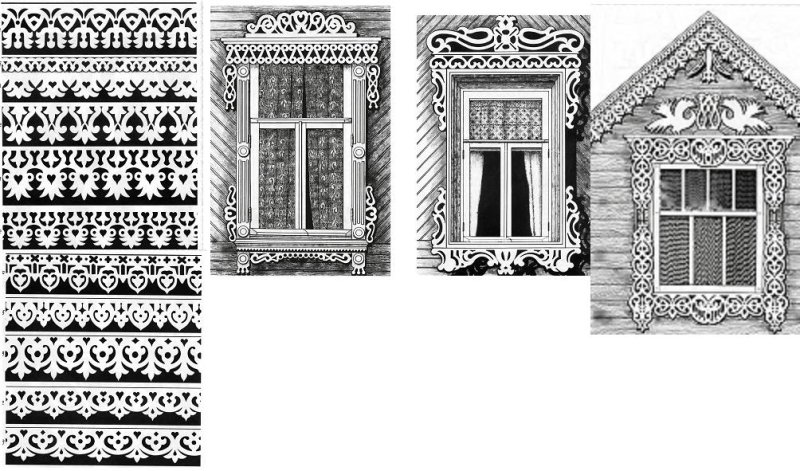 Пропильная домовая резьба