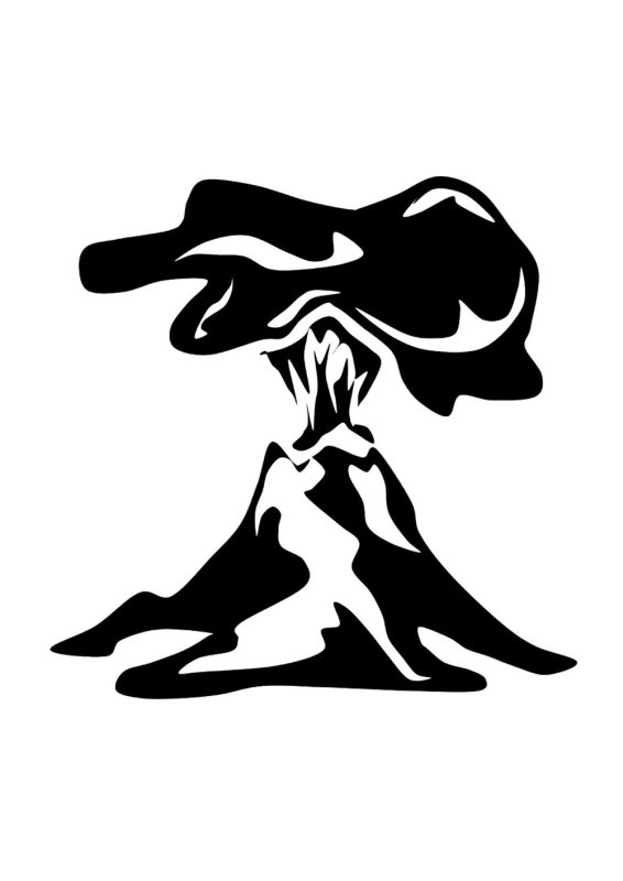 Вулкан трафарет внутренний вид