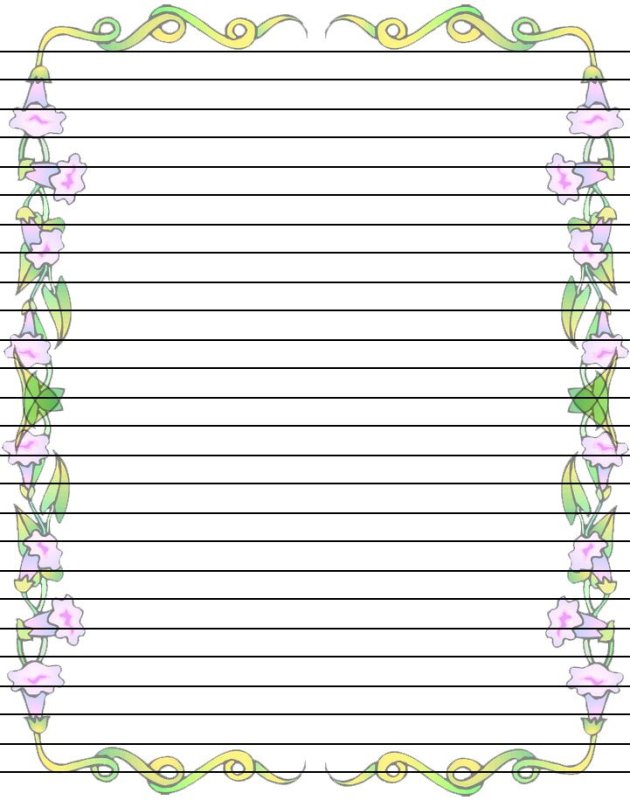 Лист в линию