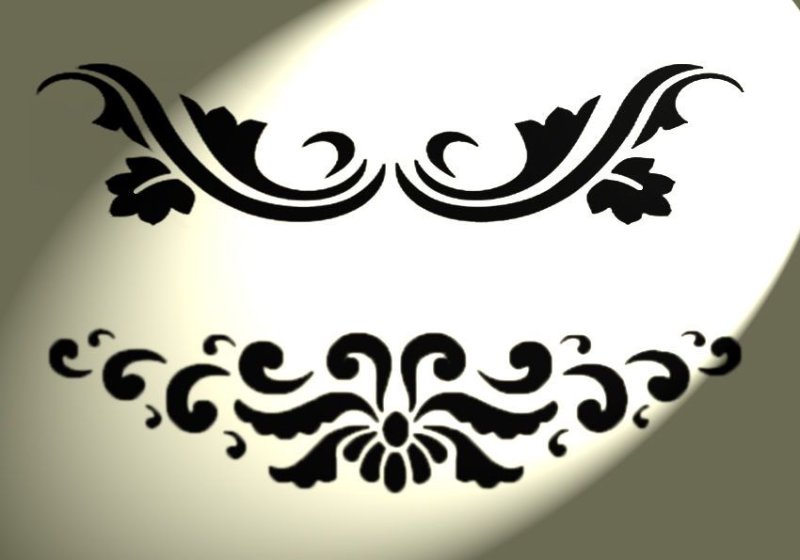 Трафарет для мебели