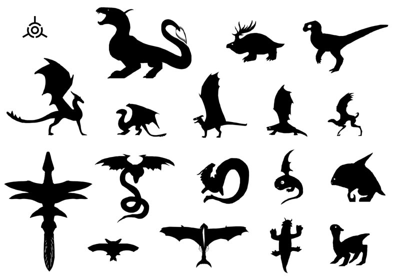 Очертание дракона