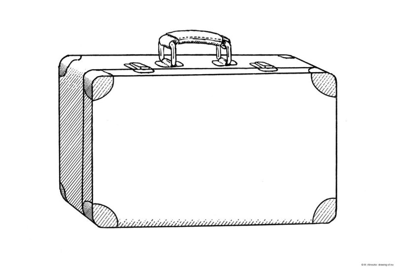 Чемодан контур