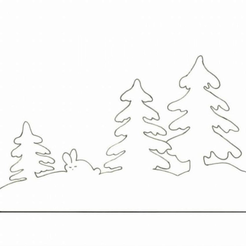 Трафарет "окна"