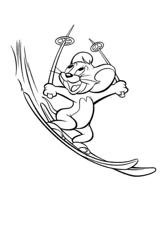 Спортивные животные раскраска