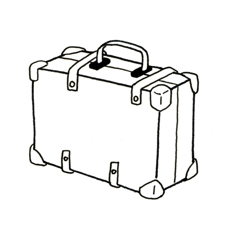 Раскраска чемоданчик