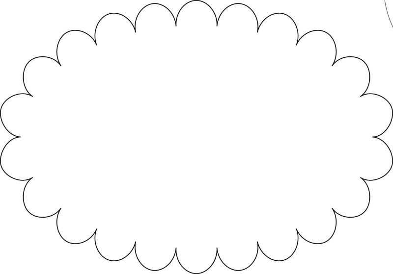 Трафарет рамки для вырезания