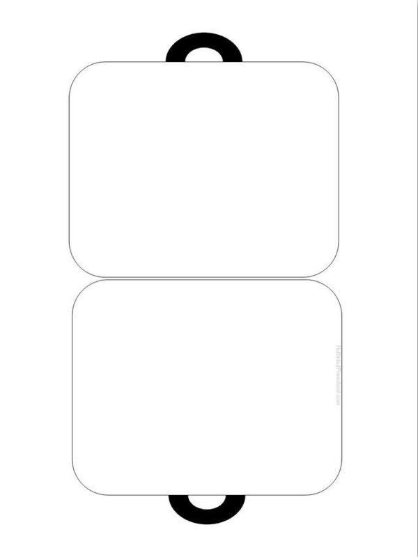 Чемодан шаблон