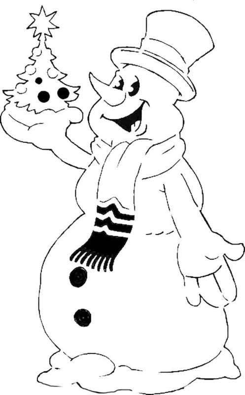 Трафарет "новогодний"