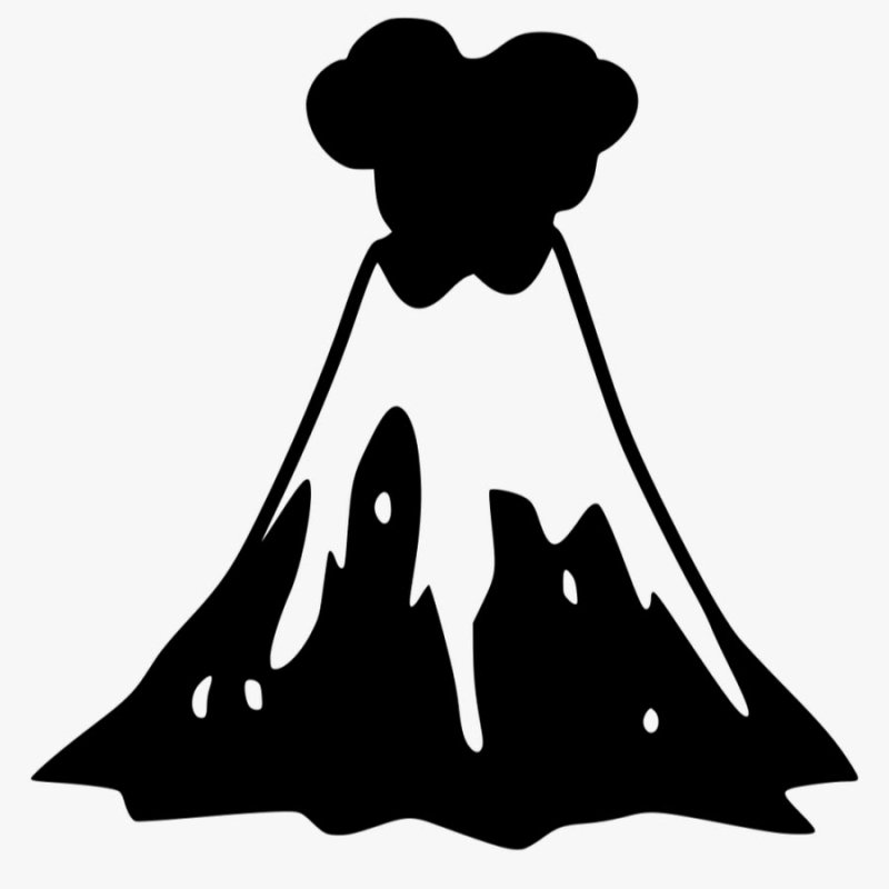 Вулкан вектор