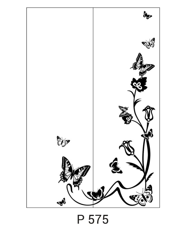 Шкаф купе с пескоструйным рисунком