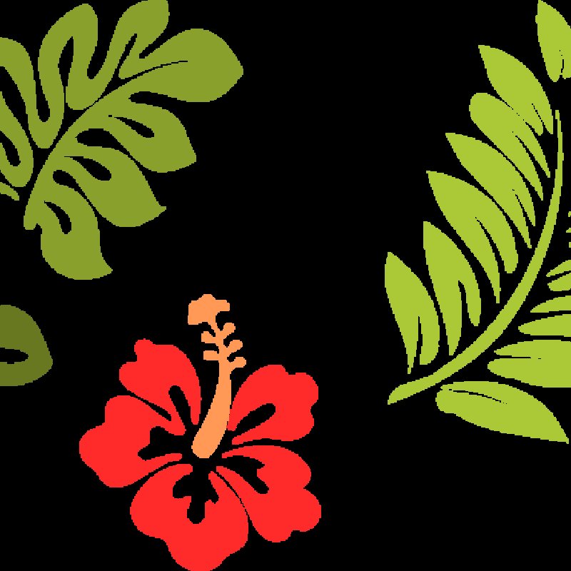 Листья для гавайской вечеринки