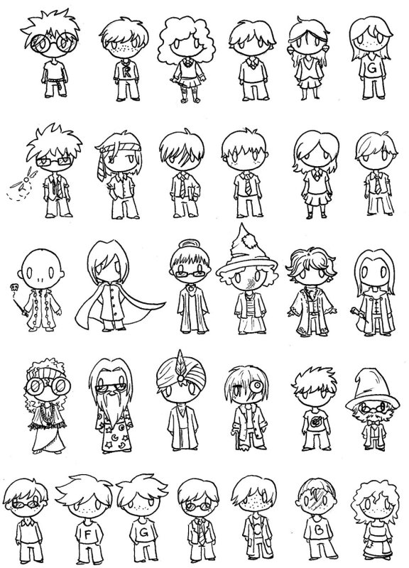 Человечек рисунок