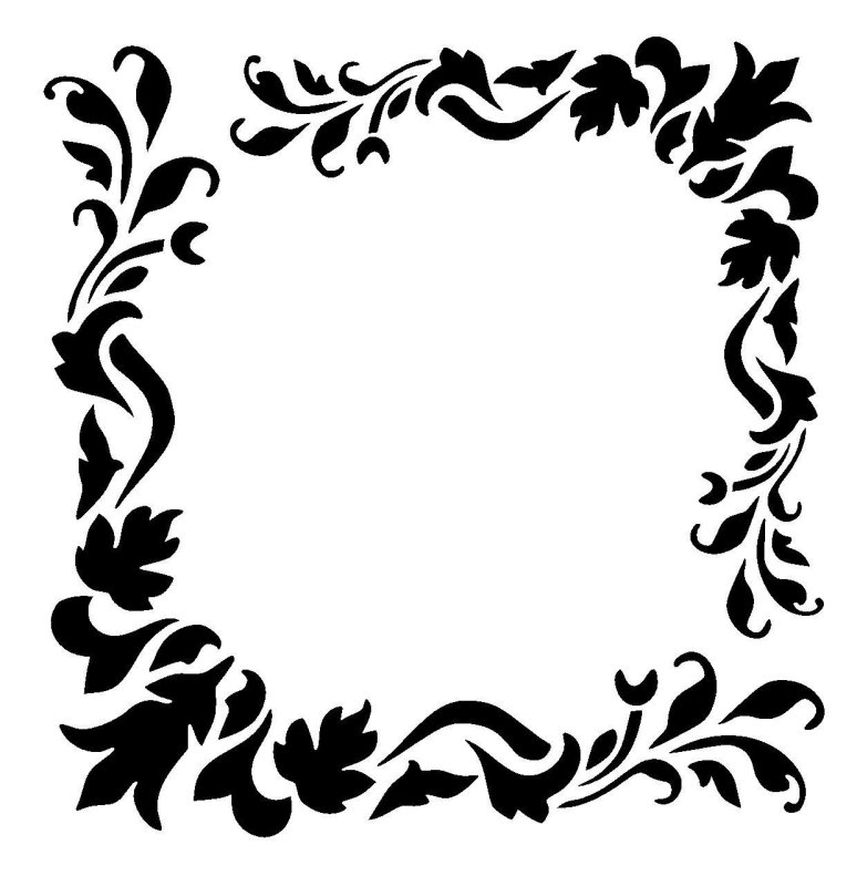 Трафарет угловой