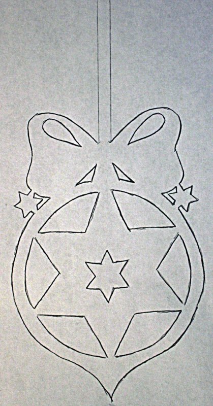 Украшение окон на новый год из бумаги