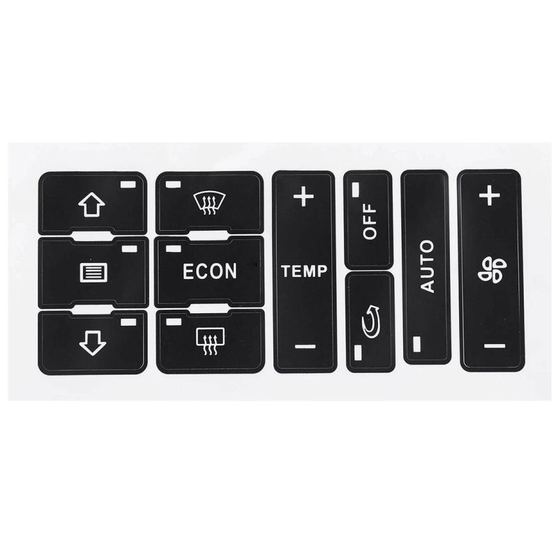 Наклейки на кнопки Ауди q7