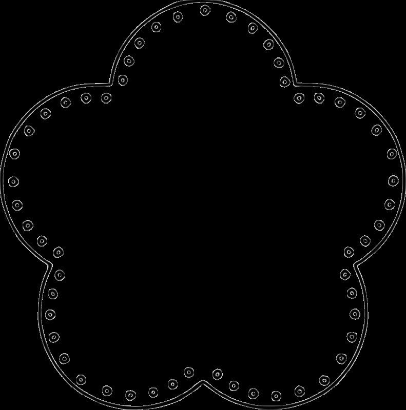 Трафарет круги