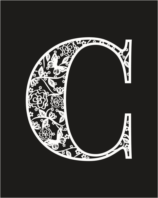 Красивые буквы для вырезания