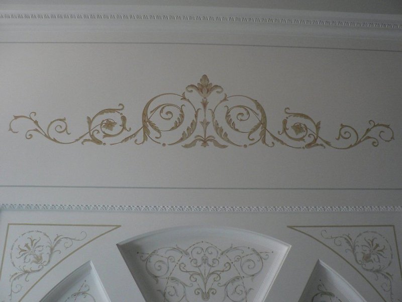 Альфрейная роспись рококо