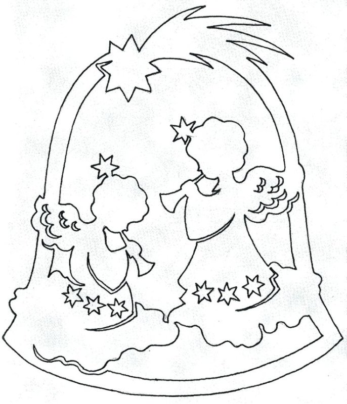 Рождественские вытынанки