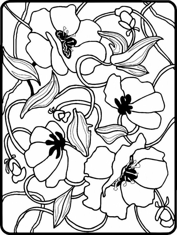 Трафареты для витражной росписи по стеклу