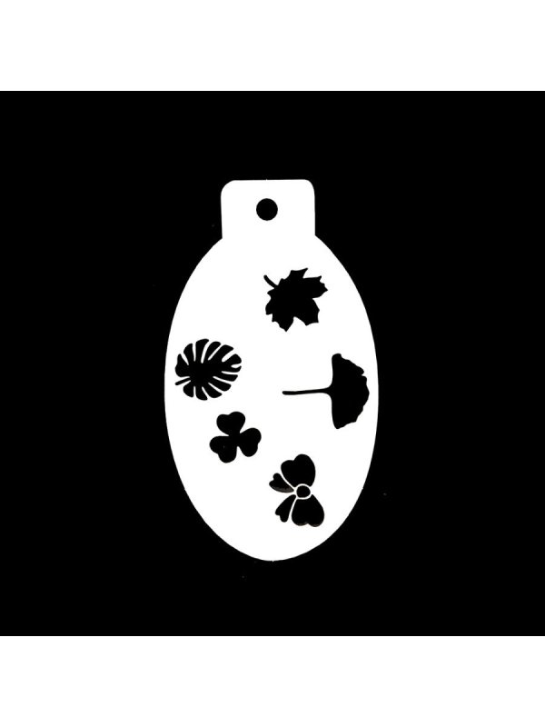 Трафареты для аквагрима цветочки