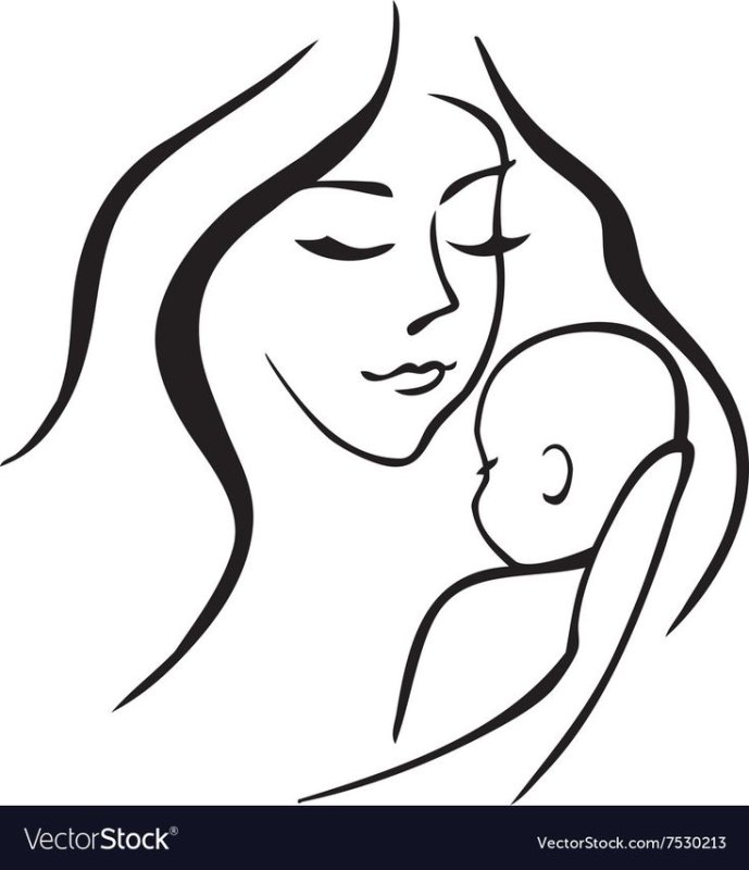 Рисунок ко Дню матери