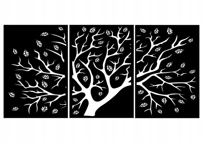 Панно дерево DXF