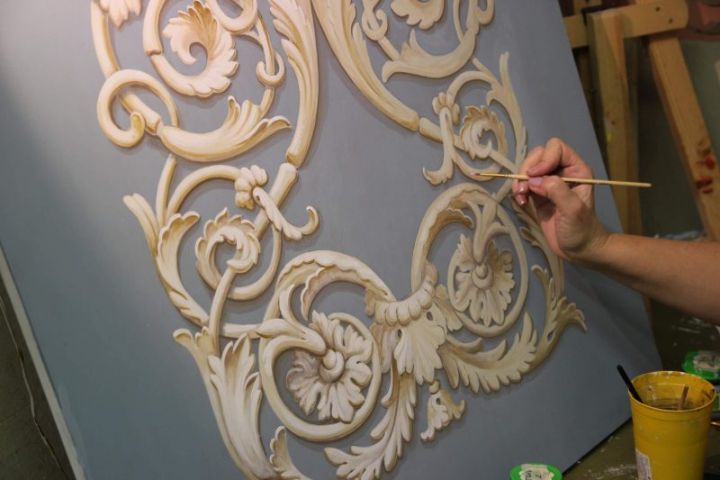 Альфрейная роспись Ренессанс