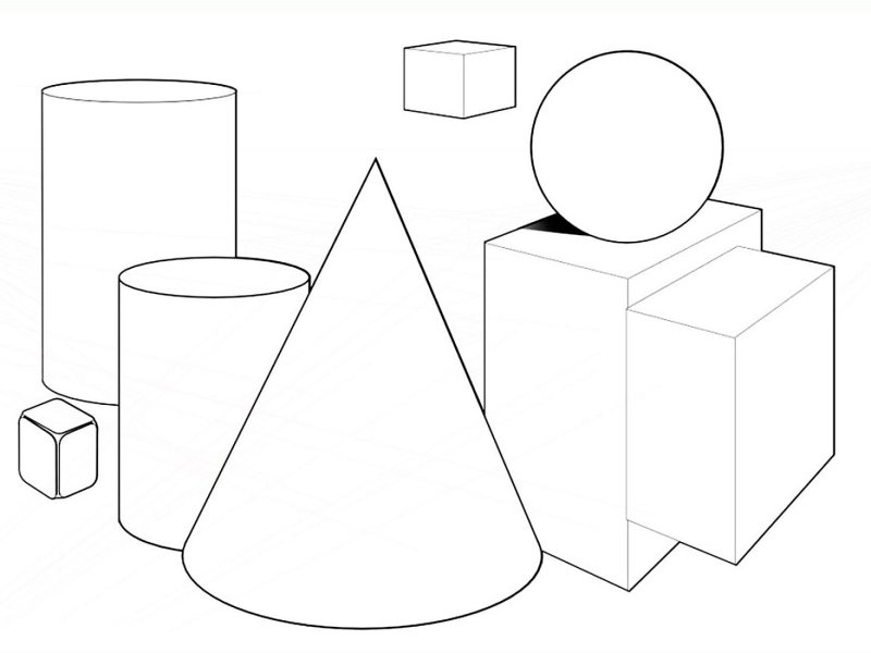 Объемные геометрические фигуры