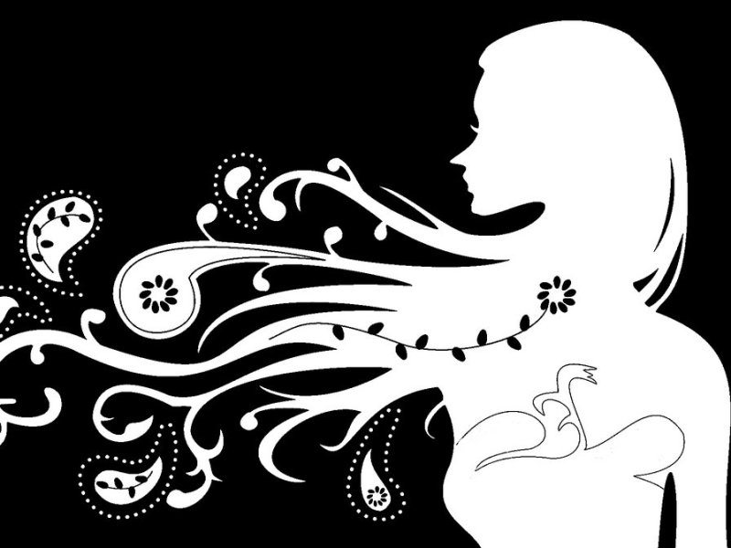 Вытынанки девочка