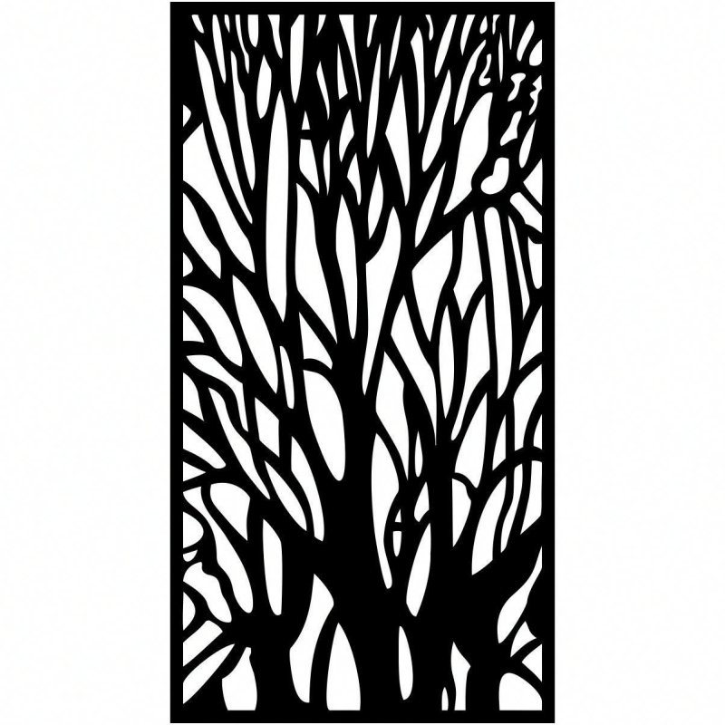 Панно дерево вектор