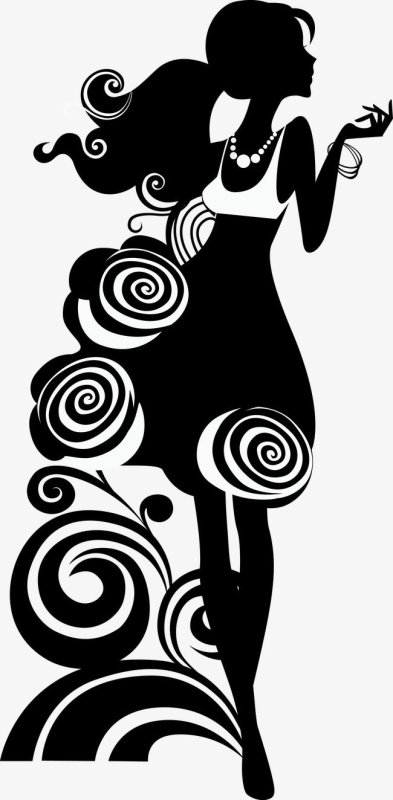 Женский силуэт