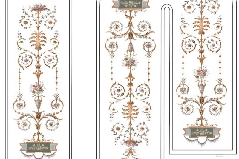 Орнаменты Ренессанса альфрейная роспись