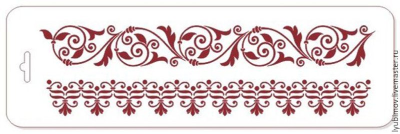 Растительный орнамент бордюр