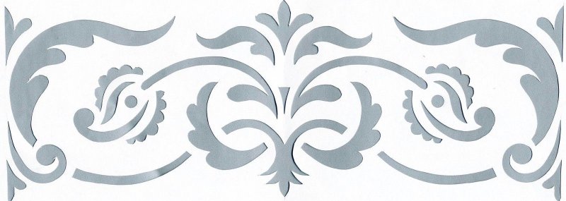 Трафарет орнамент для декора