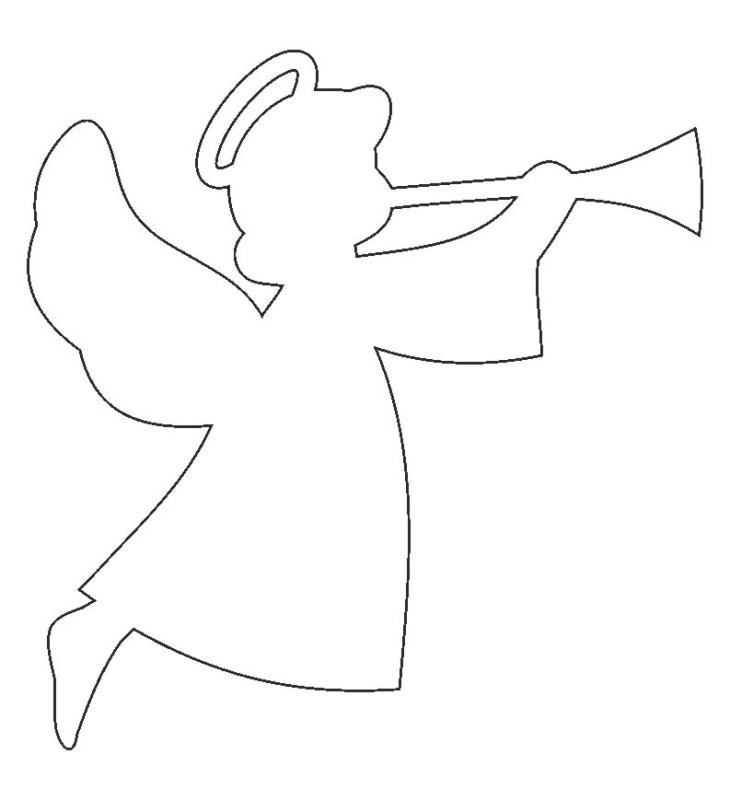 Ангелочки для вырезания